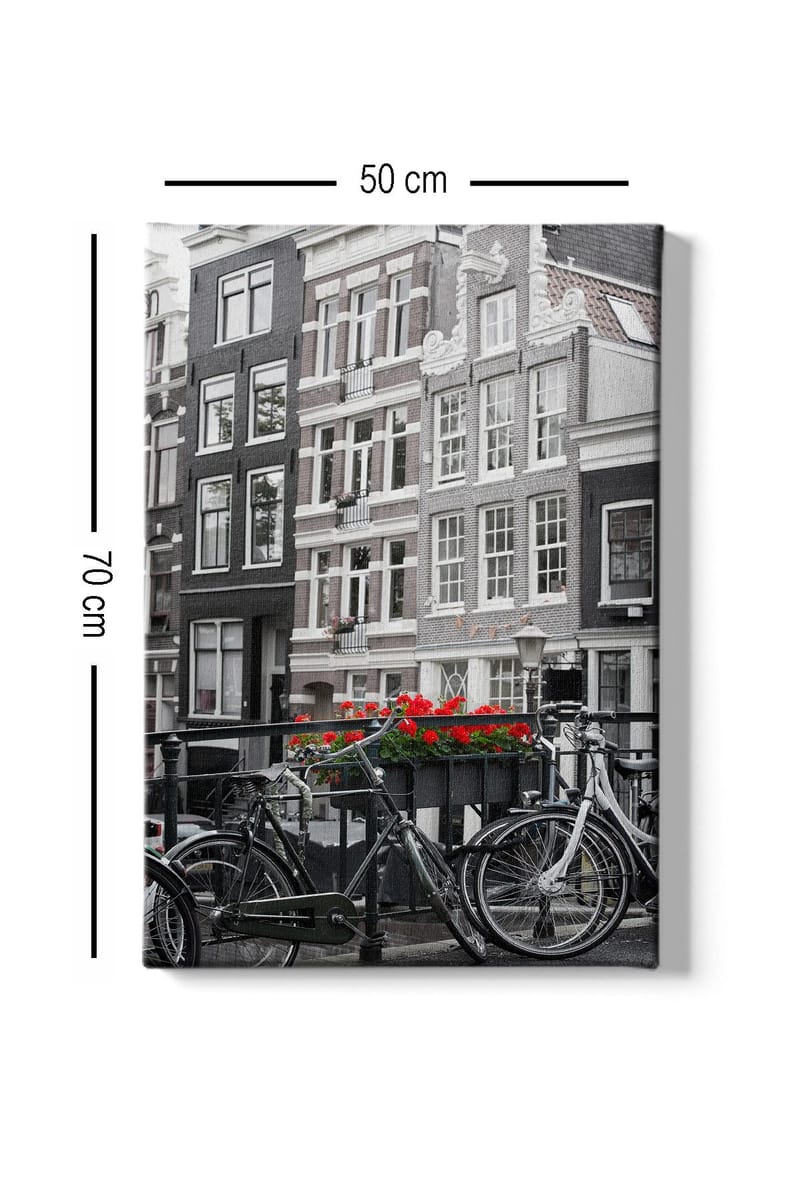 Koristeellinen Canvastaulu 50x70 cm - Monivärinen - Sisustustuotteet - Taulu & taide - Canvas-taulu