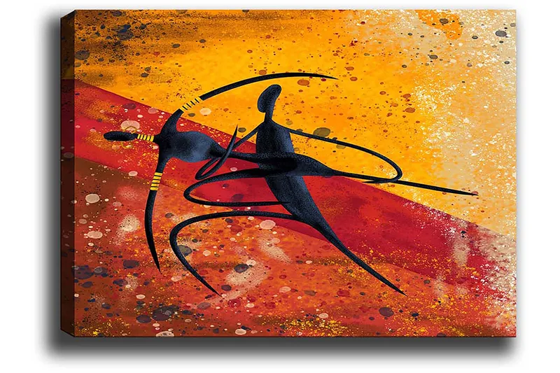 Koristeellinen Canvastaulu 50x70 cm - Monivärinen - Sisustustuotteet - Taulu & taide - Canvas-taulu