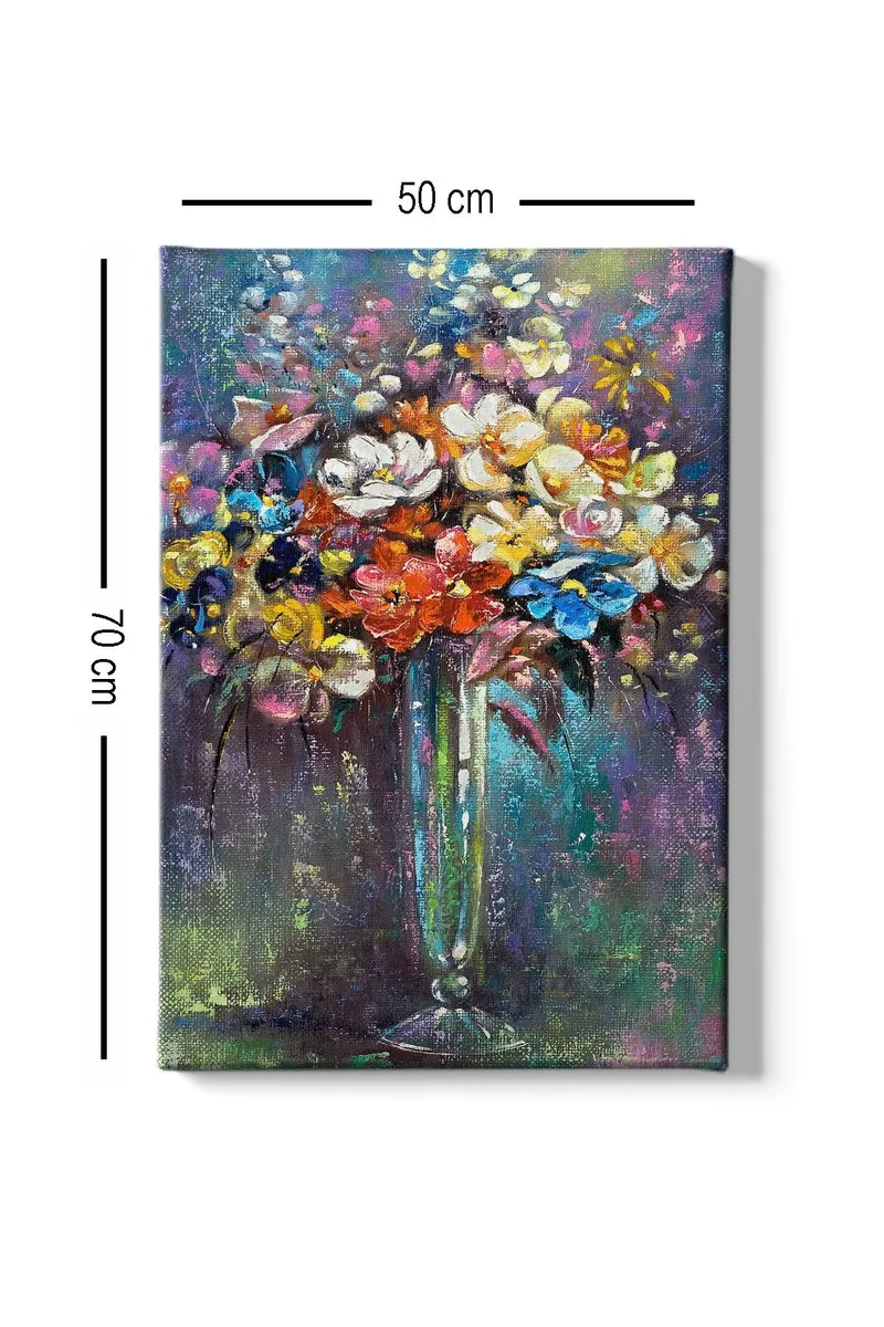Koristeellinen Canvastaulu 50x70 cm - Monivärinen - Sisustustuotteet - Taulu & taide - Canvas-taulu