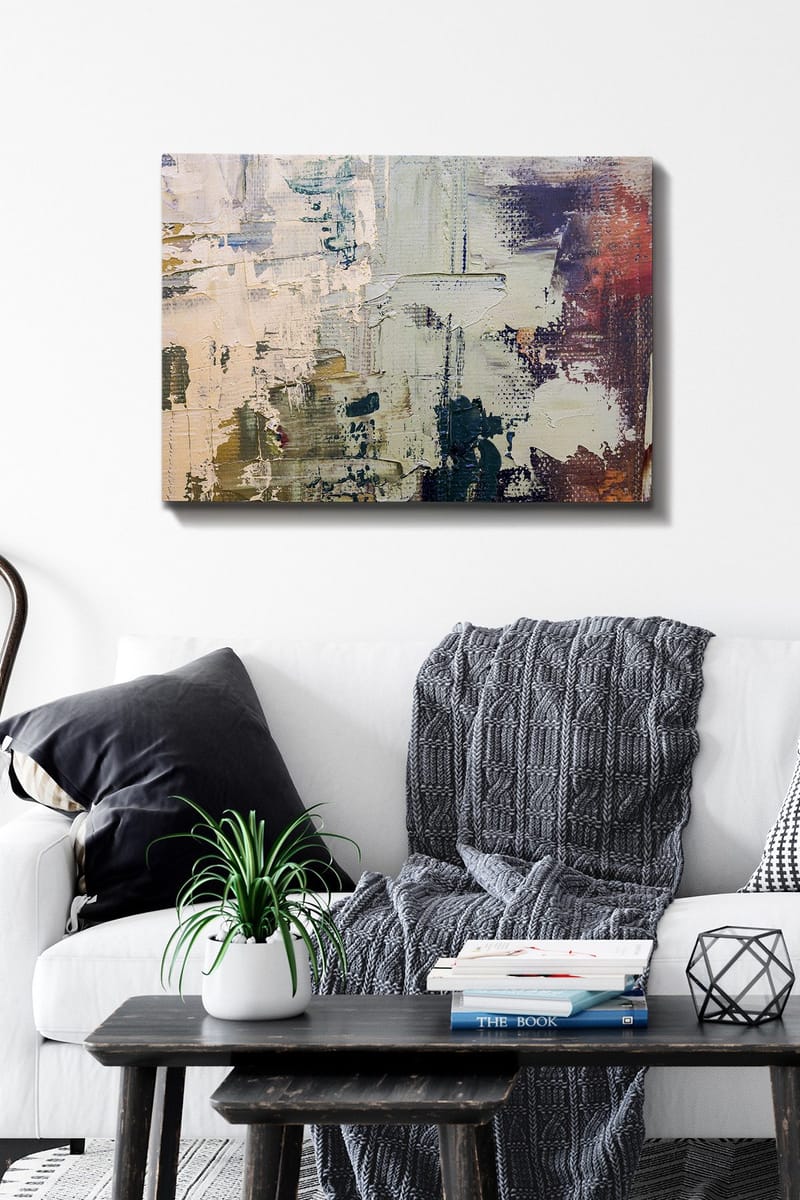 Koristeellinen Canvastaulu 50x70 cm - Monivärinen - Sisustustuotteet - Taulu & taide - Canvas-taulu