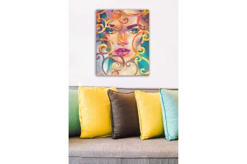 Koristeellinen Canvastaulu 50x70 cm - Monivärinen - Sisustustuotteet - Taulu & taide - Canvas-taulu