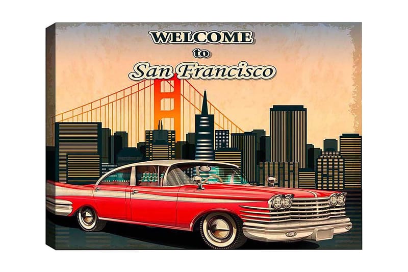 Koristeellinen Canvastaulu 50x70 cm, Monivärinen