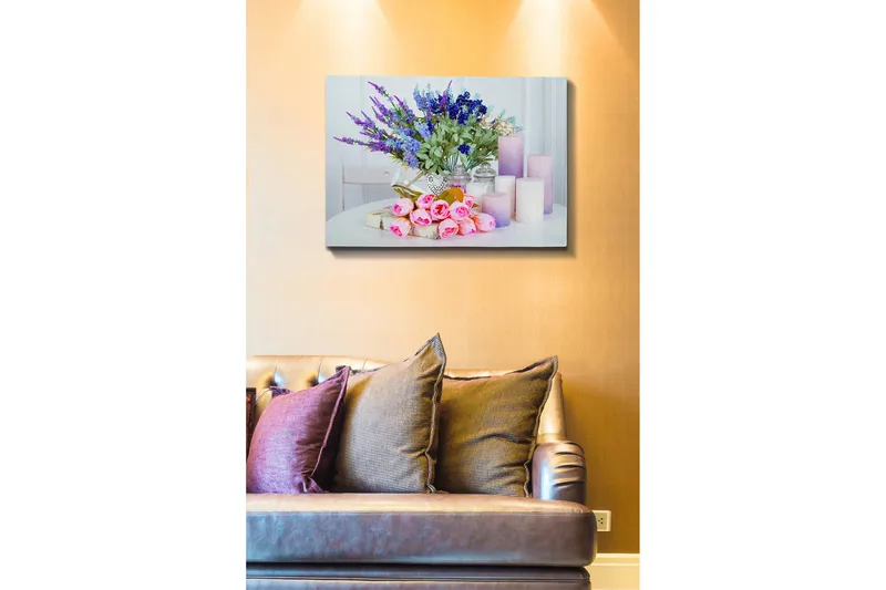 Koristeellinen Canvastaulu 50x70 cm - Monivärinen - Sisustustuotteet - Taulu & taide - Canvas-taulu