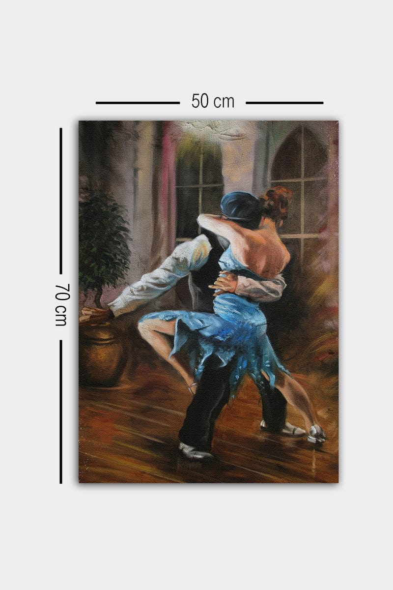 Koristeellinen Canvastaulu 50x70 cm - Monivärinen - Sisustustuotteet - Taulu & taide - Canvas-taulu