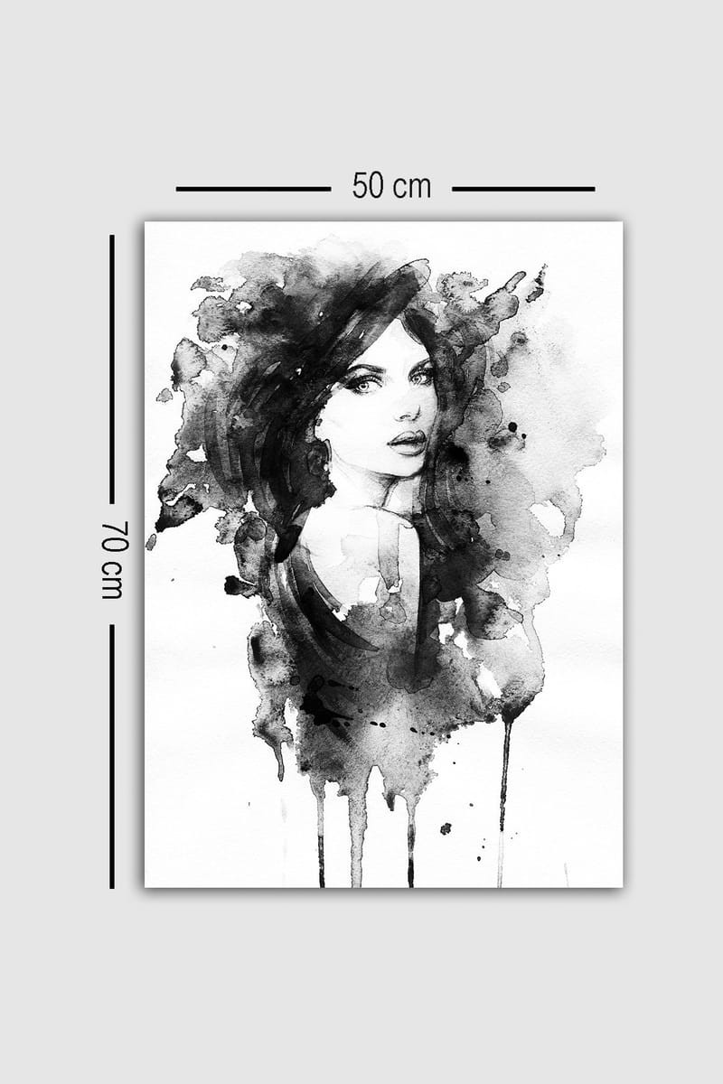 Koristeellinen Canvastaulu 50x70 cm - Monivärinen - Sisustustuotteet - Taulu & taide - Canvas-taulu