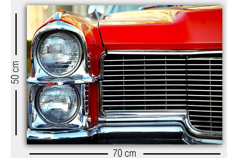 Koristeellinen Canvastaulu 50x70 cm - Monivärinen - Sisustustuotteet - Taulu & taide - Canvas-taulu