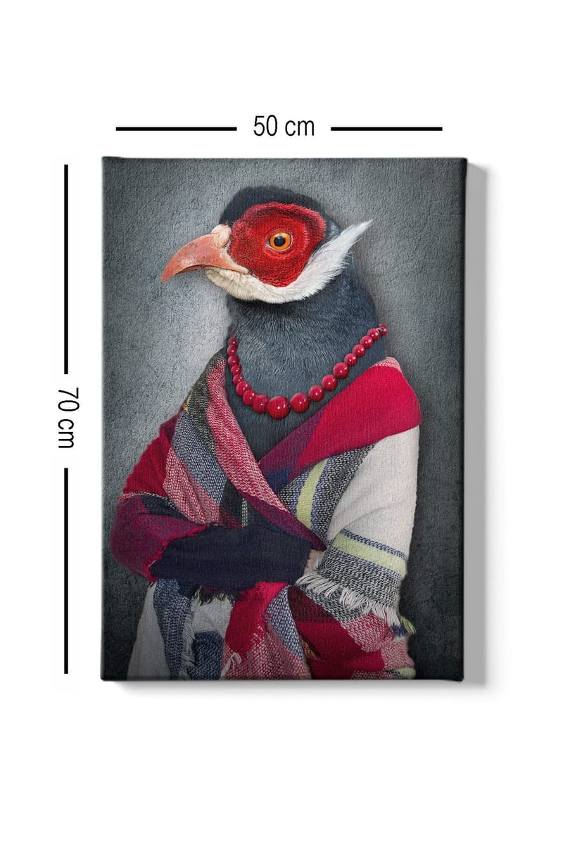 Koristeellinen Canvastaulu 50x70 cm - Monivärinen - Sisustustuotteet - Taulu & taide - Canvas-taulu