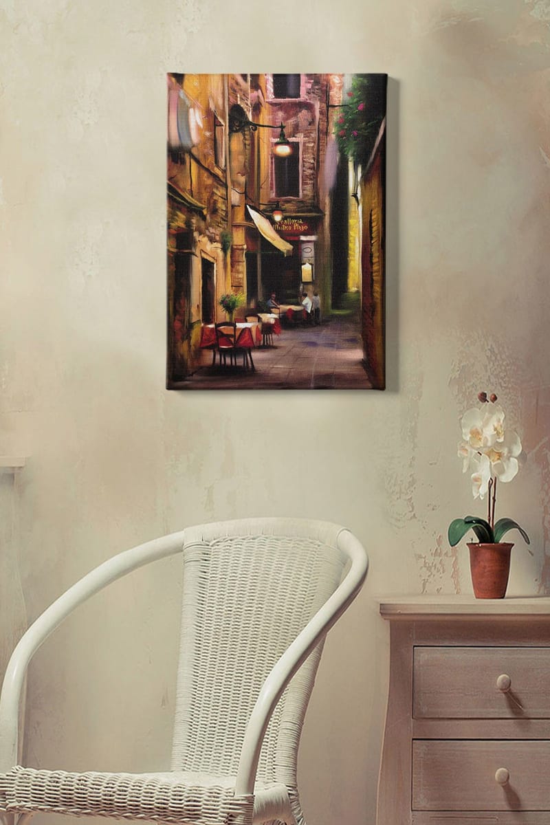 Koristeellinen Canvastaulu 50x70 cm - Monivärinen - Sisustustuotteet - Taulu & taide - Canvas-taulu