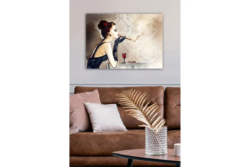 Koristeellinen Canvastaulu 50x70 cm - Monivärinen - Sisustustuotteet - Taulu & taide - Canvas-taulu