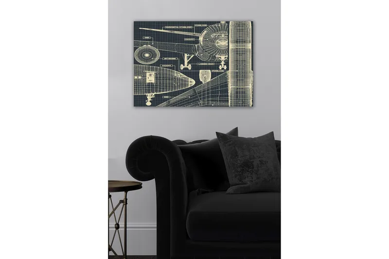 Koristeellinen Canvastaulu 50x70 cm, Monivärinen