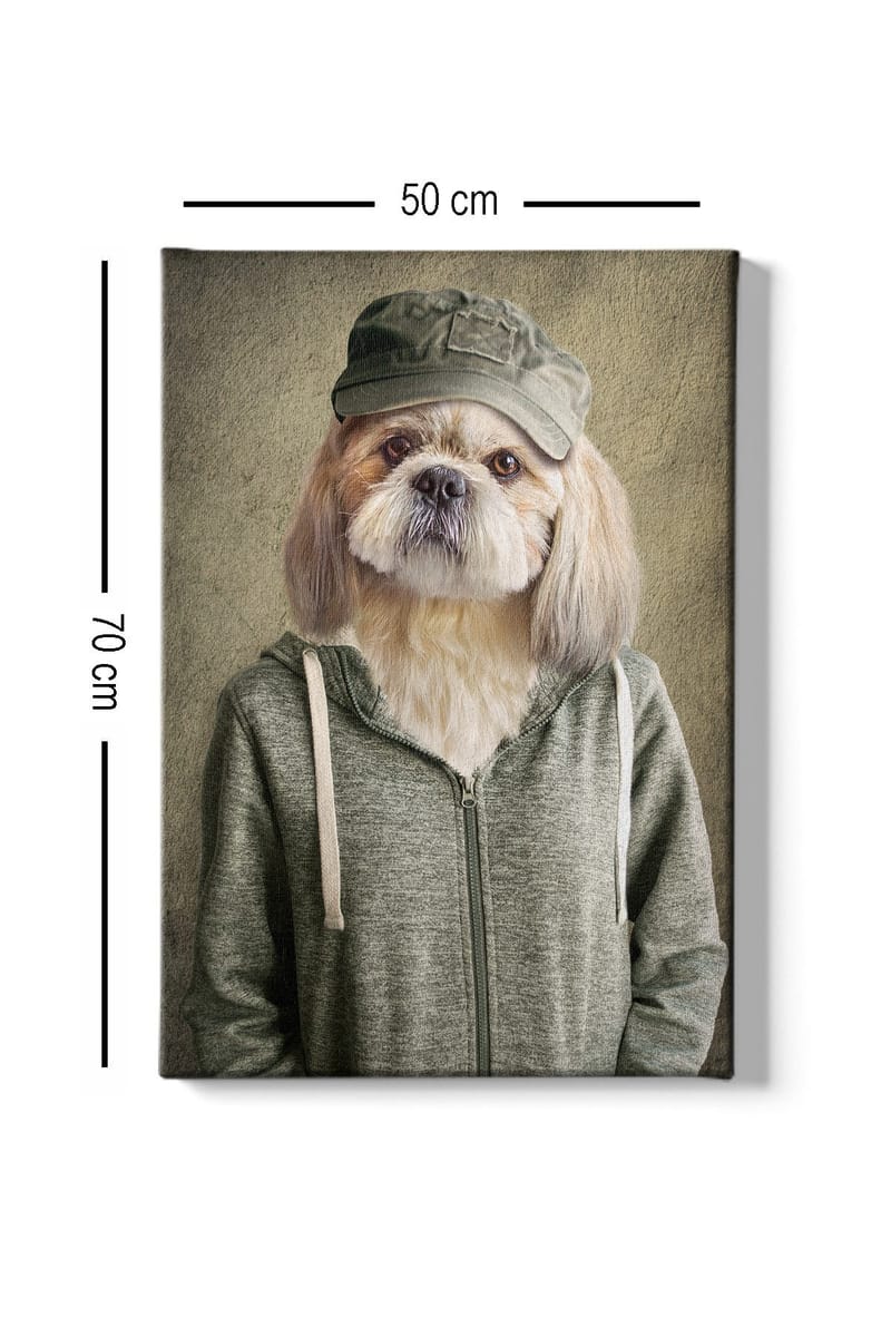 Koristeellinen Canvastaulu 50x70 cm - Monivärinen - Sisustustuotteet - Taulu & taide - Canvas-taulu