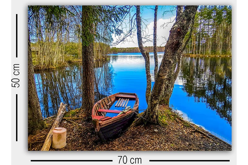 Koristeellinen Canvastaulu 50x70 cm - Monivärinen - Sisustustuotteet - Taulu & taide - Canvas-taulu