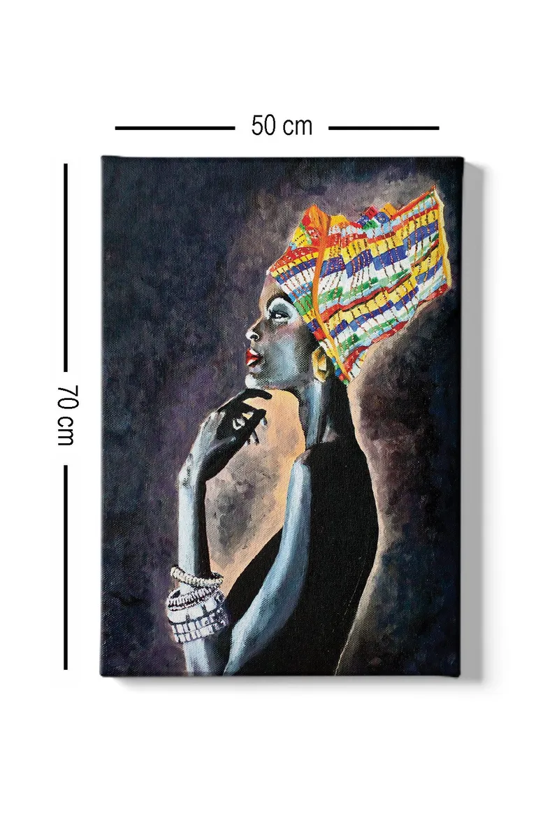 Koristeellinen Canvastaulu 50x70 cm - Monivärinen - Sisustustuotteet - Taulu & taide - Canvas-taulu