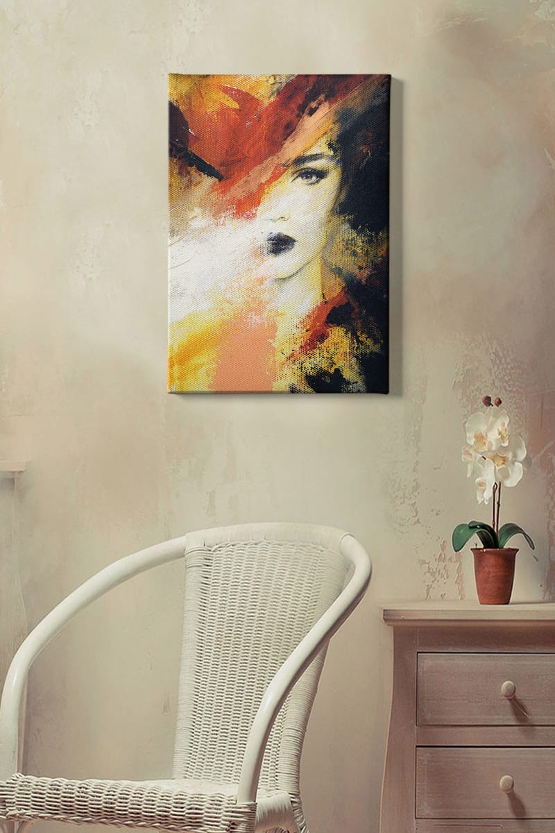 Koristeellinen Canvastaulu 50x70 cm - Monivärinen - Sisustustuotteet - Taulu & taide - Canvas-taulu