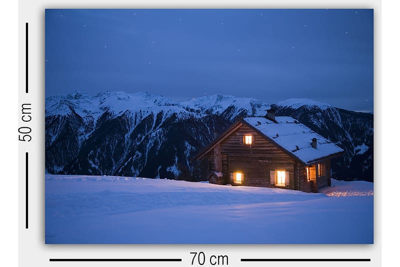 Koristeellinen Canvastaulu 50x70 cm - Monivärinen - Sisustustuotteet - Taulu & taide - Canvas-taulu