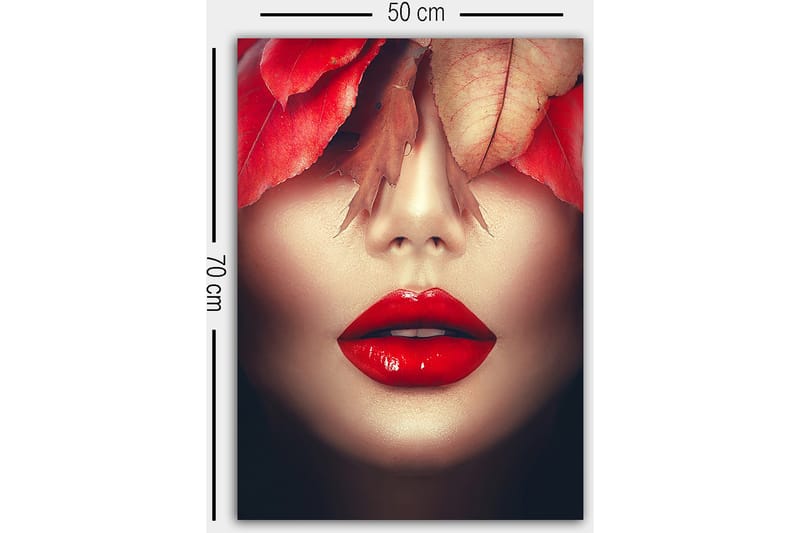 Koristeellinen Canvastaulu 50x70 cm - Monivärinen - Sisustustuotteet - Taulu & taide - Canvas-taulu