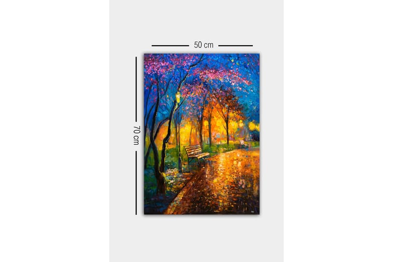 Koristeellinen Canvastaulu 50x70 cm - Monivärinen - Sisustustuotteet - Taulu & taide - Canvas-taulu