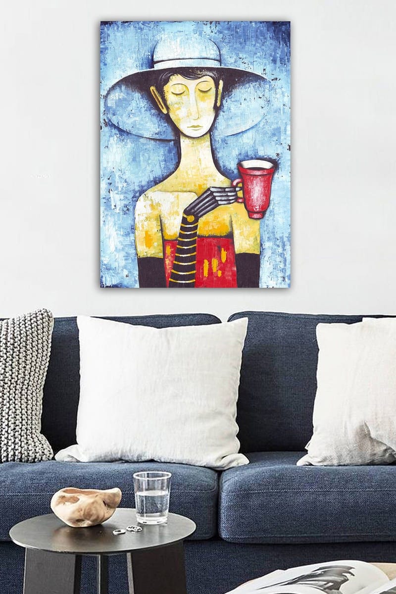 Koristeellinen Canvastaulu 50x70 cm - Monivärinen - Sisustustuotteet - Taulu & taide - Canvas-taulu