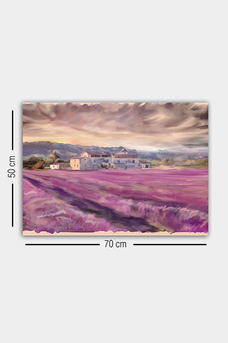 Koristeellinen Canvastaulu 50x70 cm - Monivärinen - Sisustustuotteet - Taulu & taide - Canvas-taulu