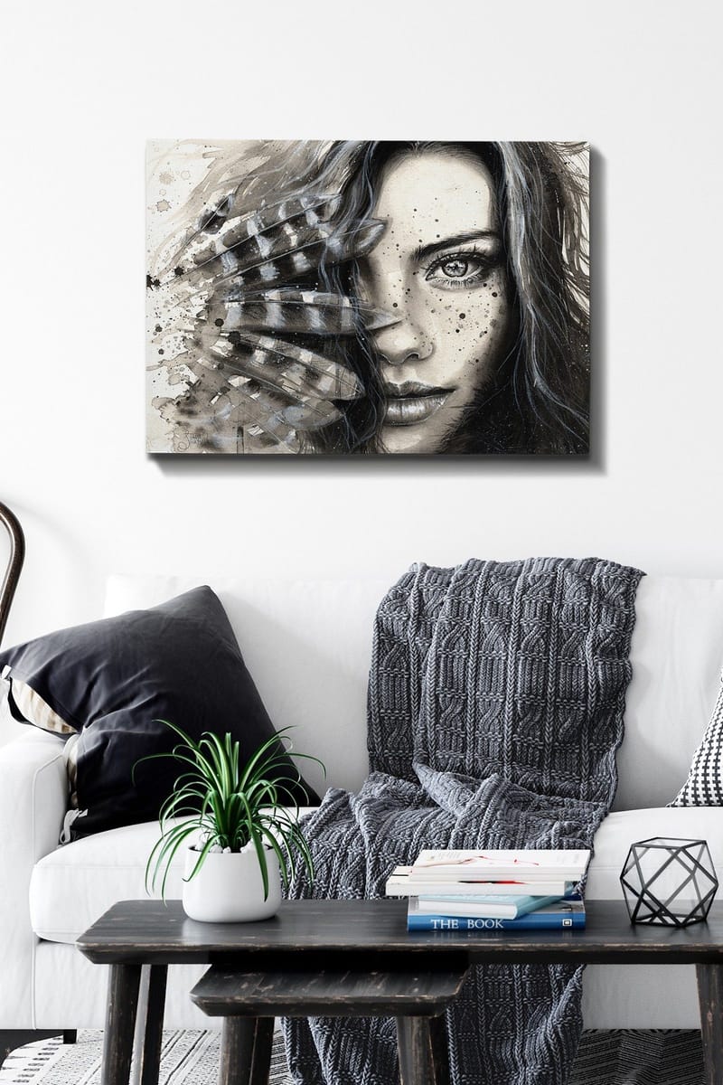 Koristeellinen Canvastaulu 50x70 cm - Monivärinen - Sisustustuotteet - Taulu & taide - Canvas-taulu