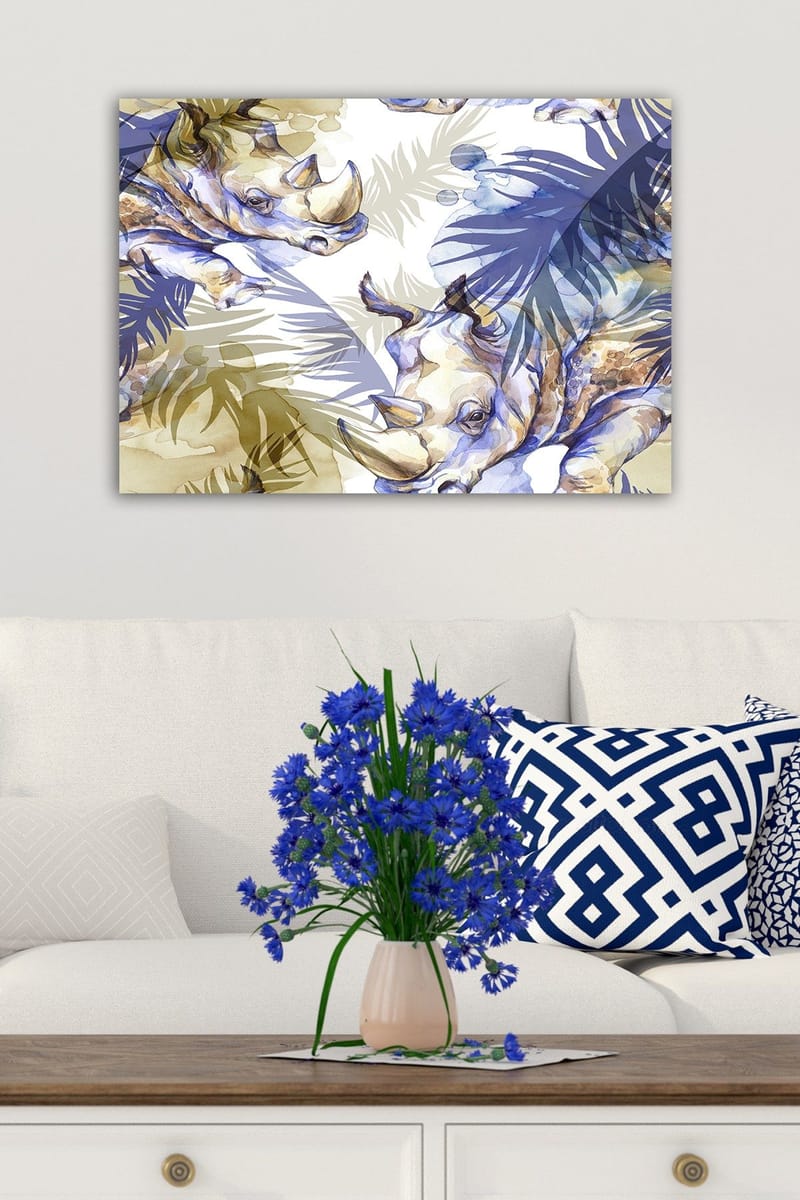 Koristeellinen Canvastaulu 50x70 cm - Monivärinen - Sisustustuotteet - Taulu & taide - Canvas-taulu