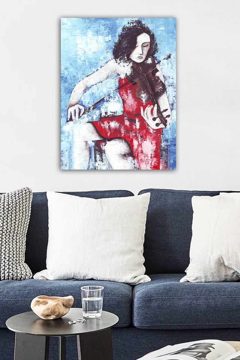 Koristeellinen Canvastaulu 50x70 cm - Monivärinen - Sisustustuotteet - Taulu & taide - Canvas-taulu