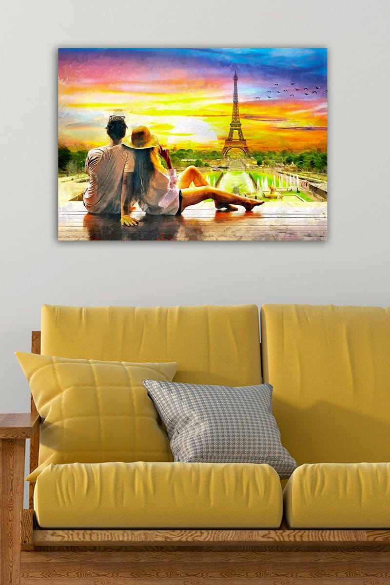 Koristeellinen Canvastaulu 50x70 cm - Monivärinen - Sisustustuotteet - Taulu & taide - Canvas-taulu