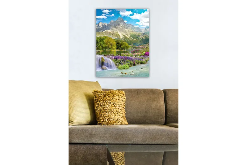 Koristeellinen Canvastaulu 50x70 cm - Monivärinen - Sisustustuotteet - Taulu & taide - Canvas-taulu