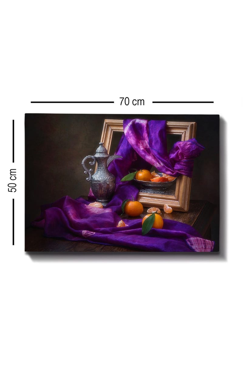 Koristeellinen Canvastaulu 50x70 cm - Monivärinen - Sisustustuotteet - Taulu & taide - Canvas-taulu