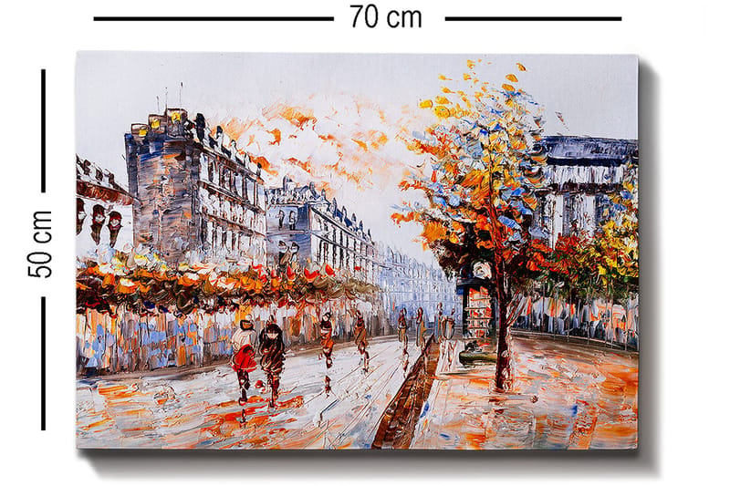 Koristeellinen Canvastaulu 50x70 cm - Monivärinen - Sisustustuotteet - Taulu & taide - Canvas-taulu