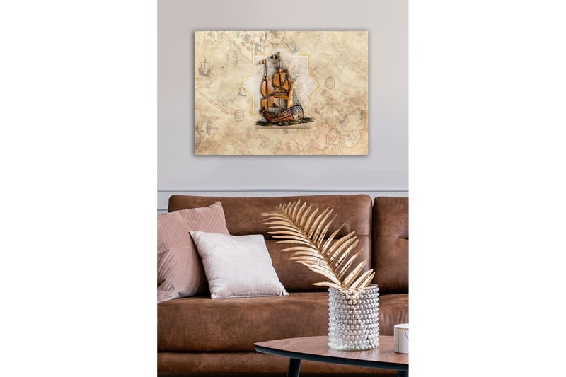 Koristeellinen Canvastaulu 50x70 cm - Monivärinen - Sisustustuotteet - Taulu & taide - Canvas-taulu