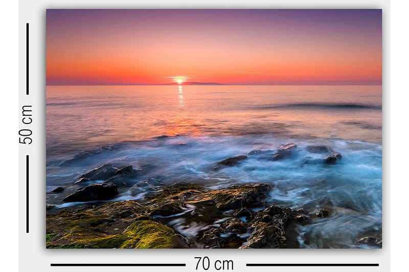 Koristeellinen Canvastaulu 50x70 cm - Monivärinen - Sisustustuotteet - Taulu & taide - Canvas-taulu