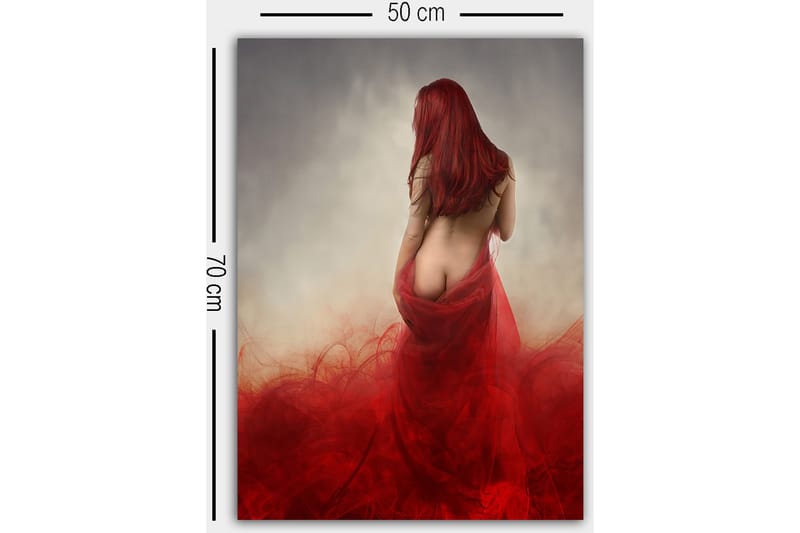 Koristeellinen Canvastaulu 50x70 cm - Monivärinen - Sisustustuotteet - Taulu & taide - Canvas-taulu