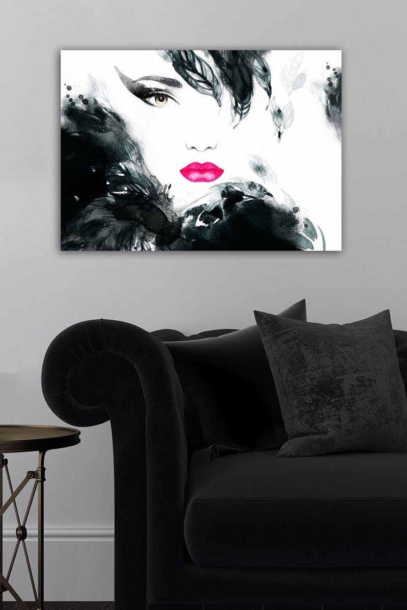 Koristeellinen Canvastaulu 50x70 cm - Monivärinen - Sisustustuotteet - Taulu & taide - Canvas-taulu