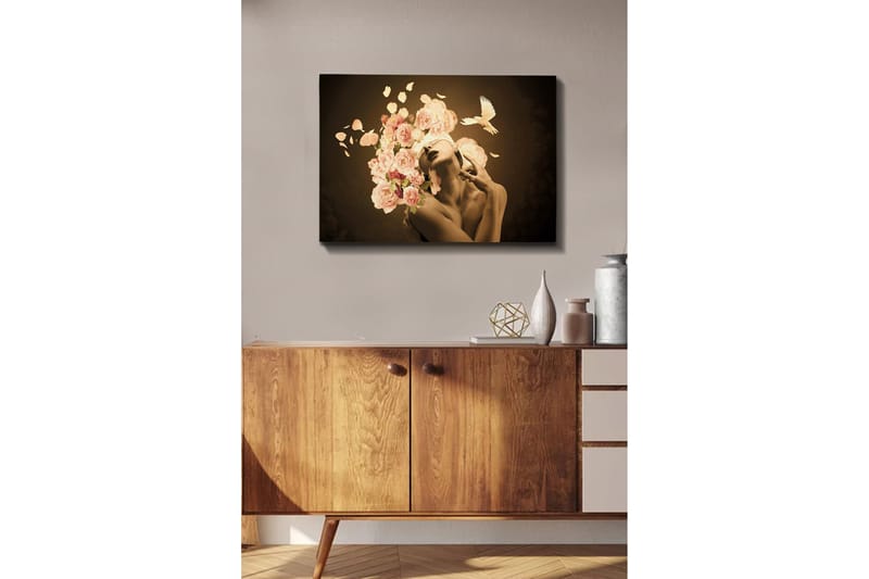 Koristeellinen Canvastaulu 50x70 cm - Monivärinen - Sisustustuotteet - Taulu & taide - Canvas-taulu