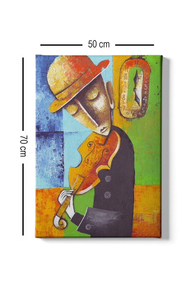 Koristeellinen Canvastaulu 50x70 cm - Monivärinen - Sisustustuotteet - Taulu & taide - Canvas-taulu