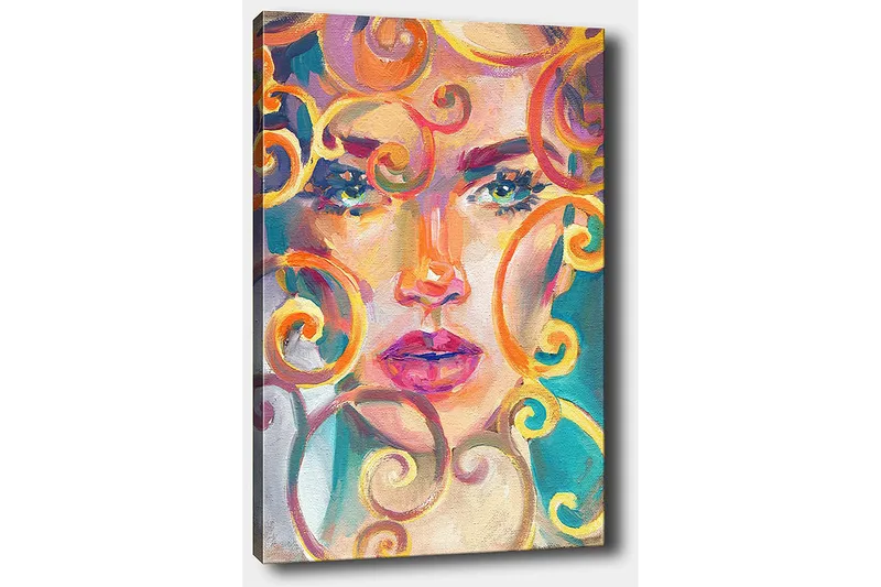 Koristeellinen Canvastaulu 50x70 cm - Monivärinen - Sisustustuotteet - Taulu & taide - Canvas-taulu