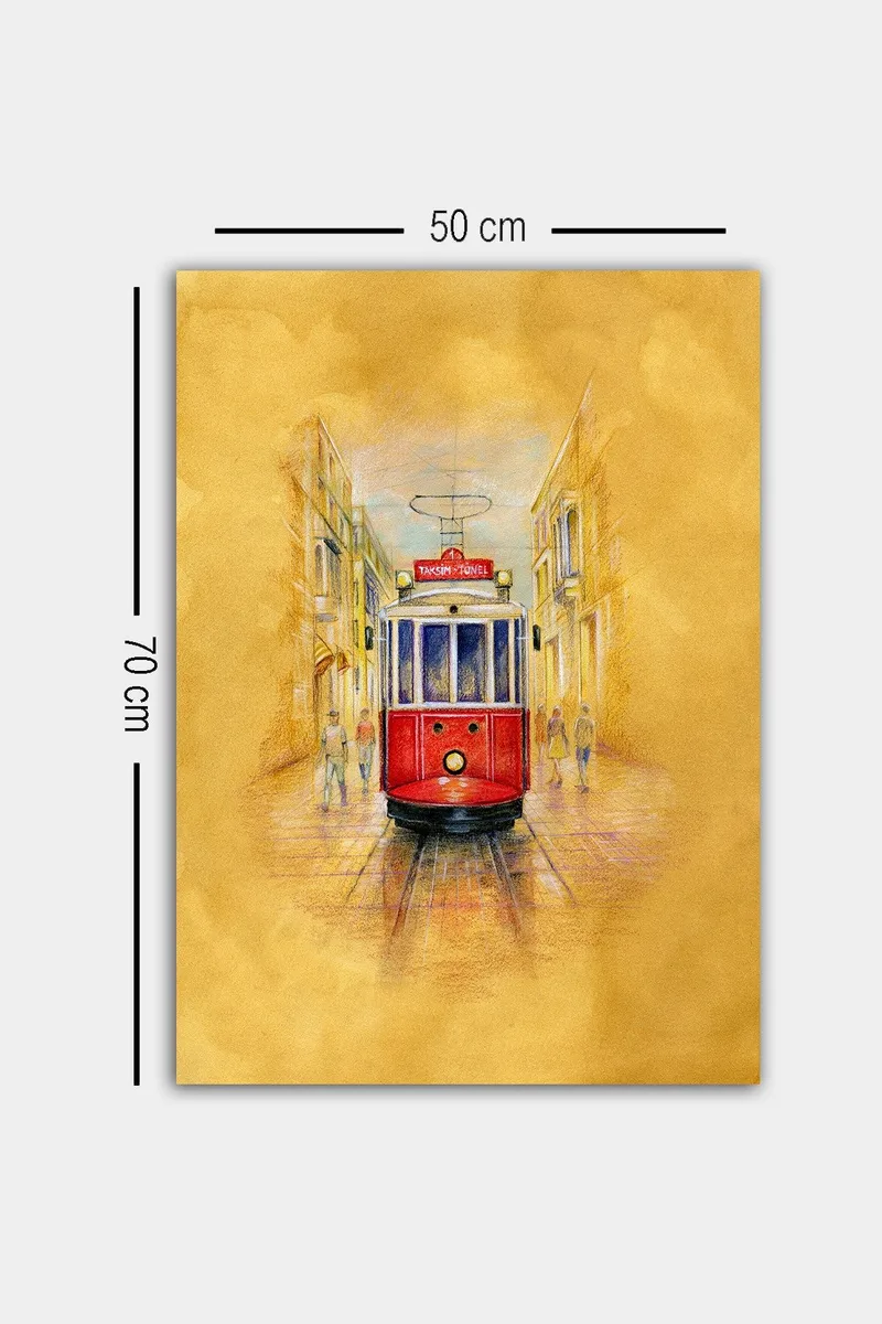 Koristeellinen Canvastaulu 50x70 cm - Monivärinen - Sisustustuotteet - Taulu & taide - Canvas-taulu