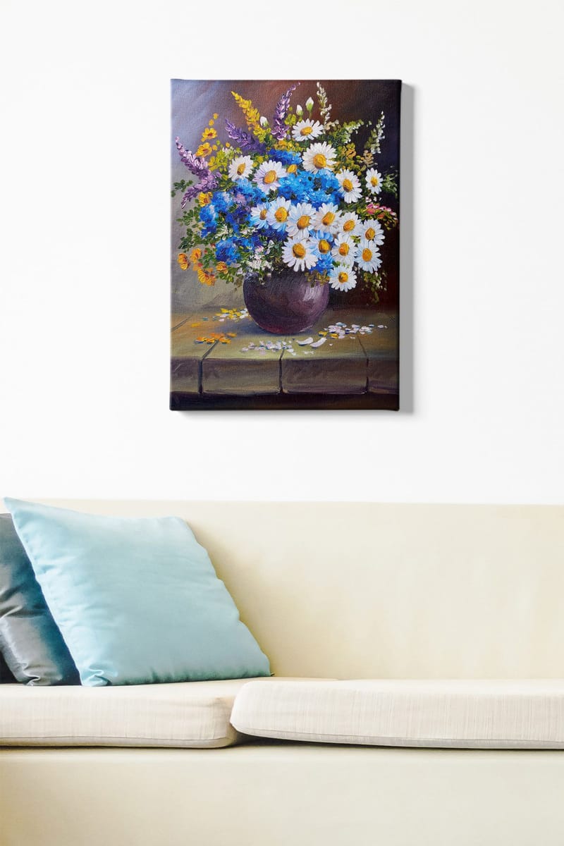 Koristeellinen Canvastaulu 50x70 cm - Monivärinen - Sisustustuotteet - Taulu & taide - Canvas-taulu