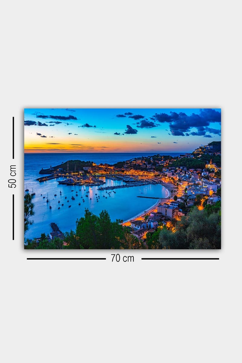 Koristeellinen Canvastaulu 50x70 cm - Monivärinen - Sisustustuotteet - Taulu & taide - Canvas-taulu