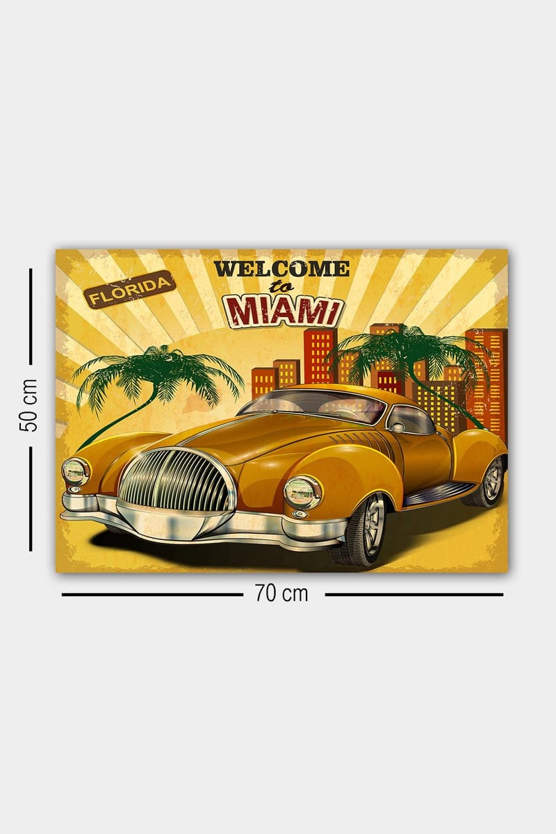 Koristeellinen Canvastaulu 50x70 cm - Monivärinen - Sisustustuotteet - Taulu & taide - Canvas-taulu