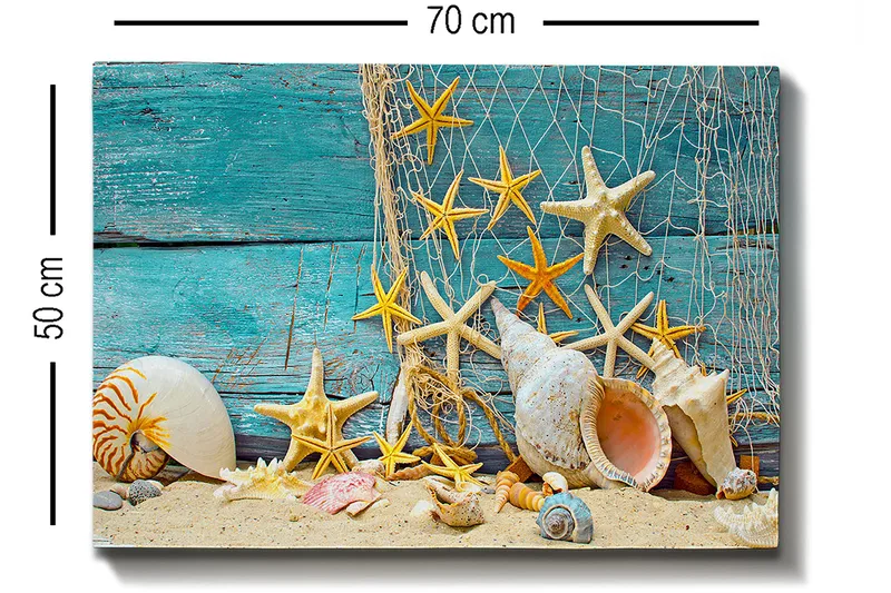 Koristeellinen Canvastaulu 50x70 cm - Monivärinen - Sisustustuotteet - Taulu & taide - Canvas-taulu