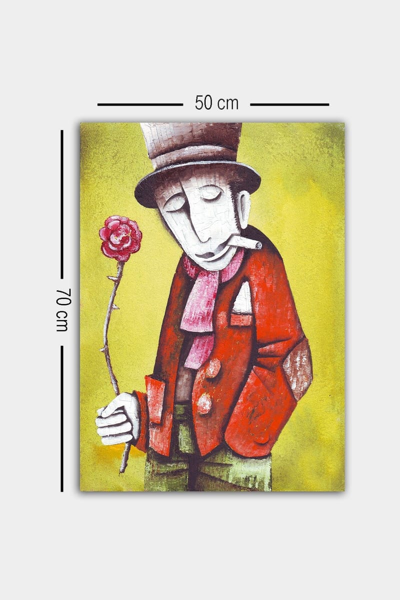 Koristeellinen Canvastaulu 50x70 cm - Monivärinen - Sisustustuotteet - Taulu & taide - Canvas-taulu