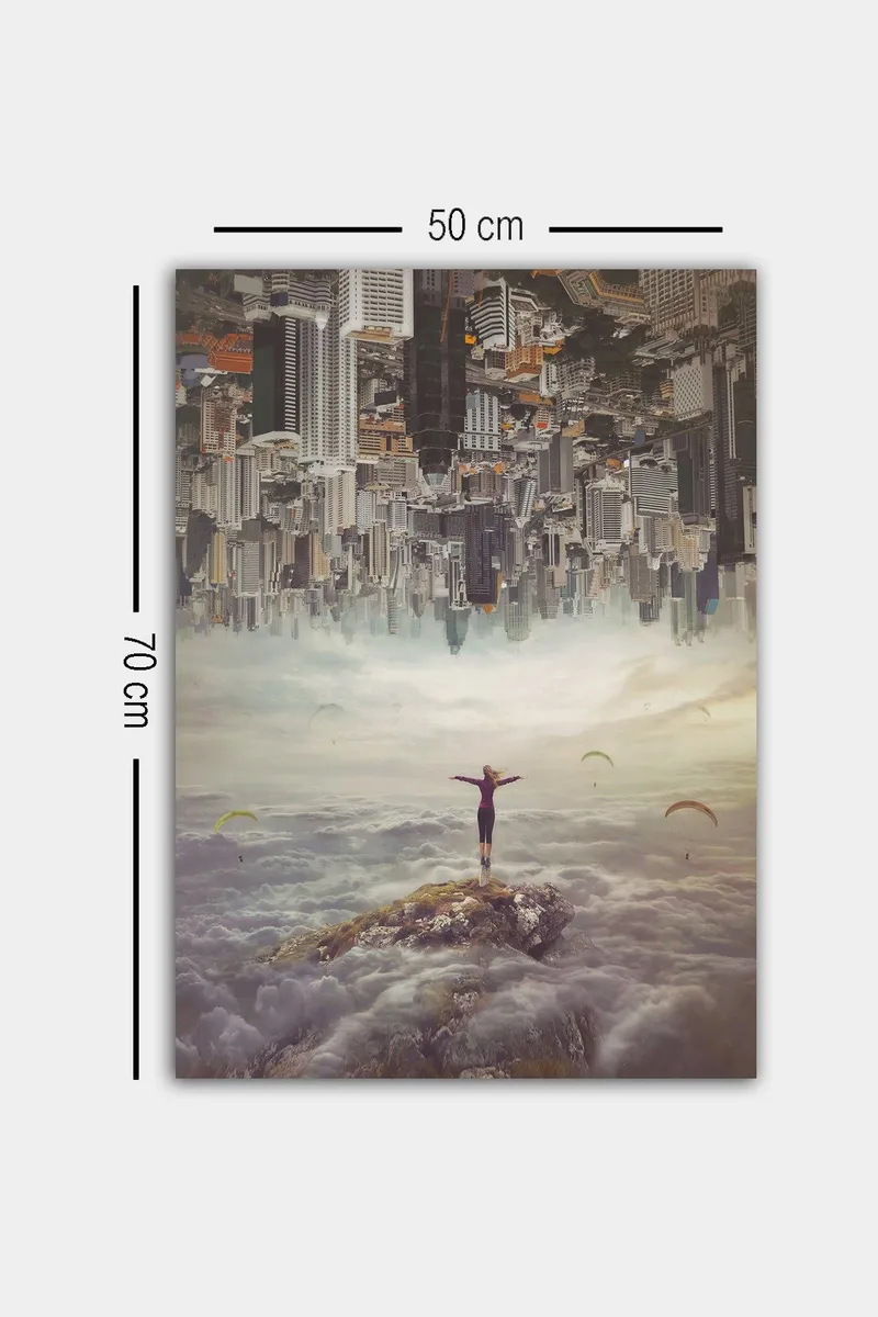 Koristeellinen Canvastaulu 50x70 cm - Monivärinen - Sisustustuotteet - Taulu & taide - Canvas-taulu