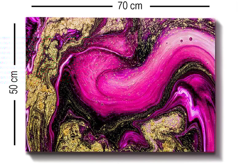 Koristeellinen Canvastaulu 50x70 cm - Monivärinen - Sisustustuotteet - Taulu & taide - Canvas-taulu