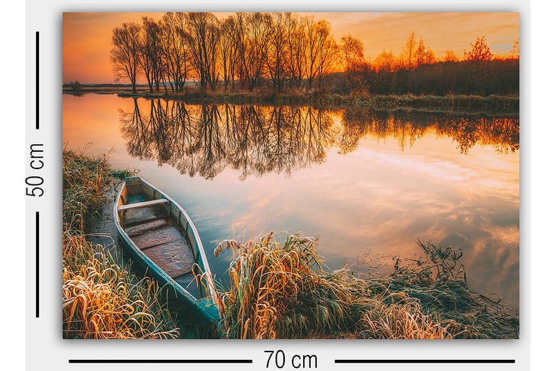 Koristeellinen Canvastaulu 50x70 cm - Monivärinen - Sisustustuotteet - Taulu & taide - Canvas-taulu