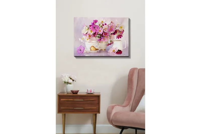 Koristeellinen Canvastaulu 50x70 cm - Monivärinen - Sisustustuotteet - Taulu & taide - Canvas-taulu