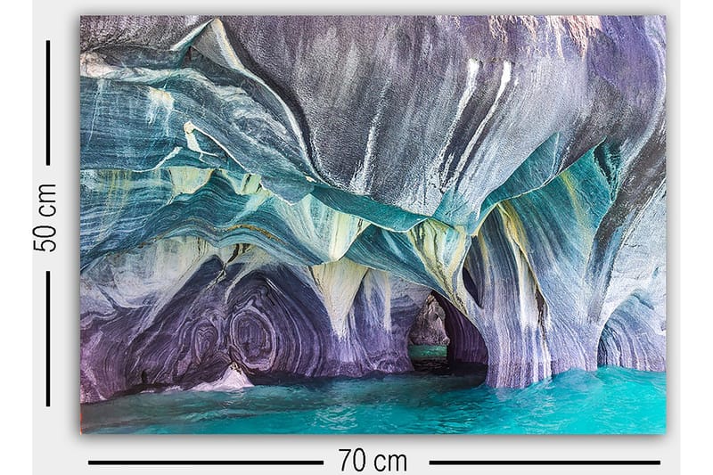 Koristeellinen Canvastaulu 50x70 cm - Monivärinen - Sisustustuotteet - Taulu & taide - Canvas-taulu