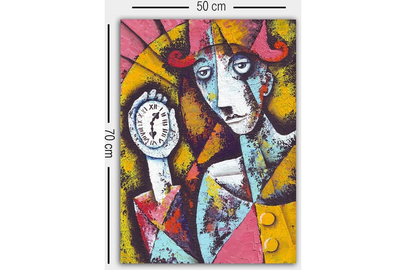 Koristeellinen Canvastaulu 50x70 cm - Monivärinen - Sisustustuotteet - Taulu & taide - Canvas-taulu