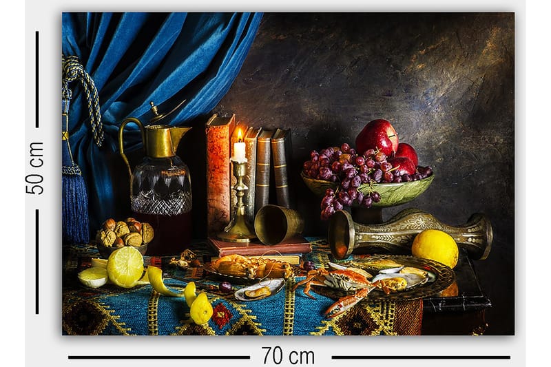 Koristeellinen Canvastaulu 50x70 cm - Monivärinen - Sisustustuotteet - Taulu & taide - Canvas-taulu